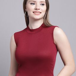 Jinfo Sleeveless Fitted Crop Top-image-12