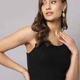 AAHWAN Styled Back Shoulder Straps Crop Top-image-96