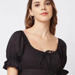 HERE&NOW Puff Sleeve Crop Top-image-44