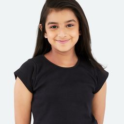 Olele Round Neck Cotton Crop Top-picture-32