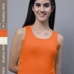 FBAR Pack of 2 Ribbed Cotton Tank Tops-24