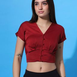 DressBerry V-Neck Crop Top-picture-12
