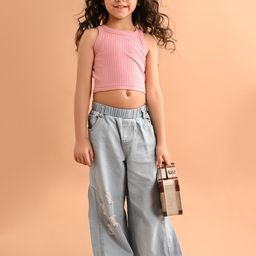 LilPicks Girls Cotton Tank Crop Top-picture-42