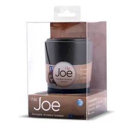 AT&T Hot Joe 4W Portable Bluetooth Speaker (LED Display, 2.1 Channel, Grey) image 5