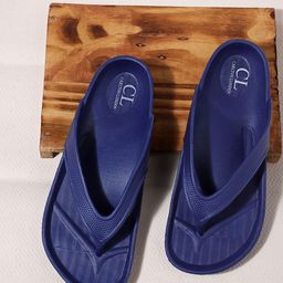 Carlton London Men Navy Blue Thong Flip-Flops-image-28