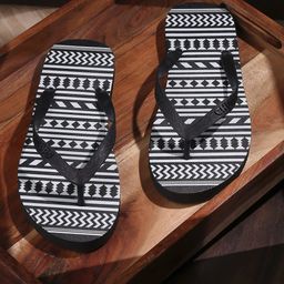 CHUPPS Unisex Kaleen Black Lightweight Flipflop-image-17