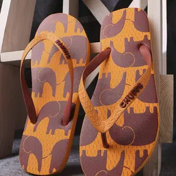 CHUPPS Men Printed Rubber Thong Flip-Flops-picture-58