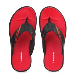 ABROS Men Black & Red Thong Flip-Flops-picture-51