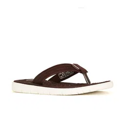 Bata Men Brown & White Printed Thong Flip-Flops-57