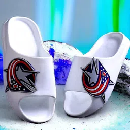 Pampy Angel Men Printed Croslite Sliders-image-46