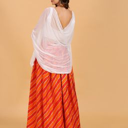 Dupatta Bazaar Embroidered Chiffon Dupatta image 4