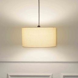Beige Metal Hanging Light By Kapoor LampShades-picture-9
