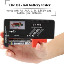 Battery Tester, Universal Battery Checker Small Battery Testers for AAA AA C D 9V 1.5V Button Cell Household Batteries Model BT-168 image 5