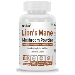 NutriJa Lion's Mane Mushroom Powder,  100 g -115