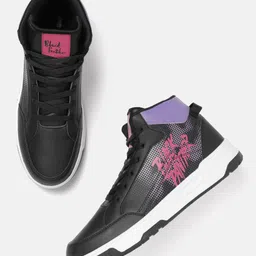MARVEL STREET Men Black Panther Printed Sneakers with Perforated Detailing-18