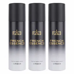 FRENCH ESSENCE Men Set Of 3 Urban Long Lasting No Gas Deodorants - 120 ml Each-6