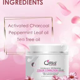 Qraa Set of 2 Underarm Whitening Color Correction Mask For Dark Underarms 250g image 4