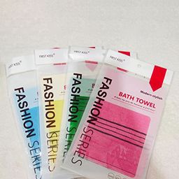 WBC WorldBeautyCare Set Of 4 Korean Exfoliating Bath Towels-image-42