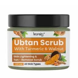 KURAIY Set Of 2 Ubtan Scrub With Turmeric & Walnut - 100g Each-10