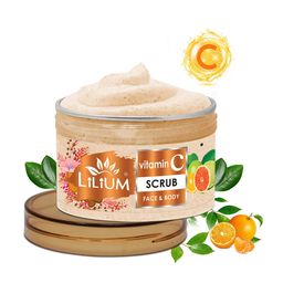 Lilium Vitamin C Face & Body Scrub with Orange & Turmeric - 250 g-98