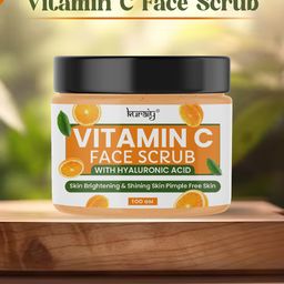KURAIY Vitamin C Face Scrub with Hyaluronic Acid - 100 g-1