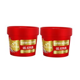 Lilium Set Of 2 Water Melon Gel Scrubs For Instant Hydration & Nourishment - 100g Each-12