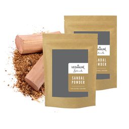 VEDANUM Botanicals Set of 2 Natural Sun-Dried Sandal Powder with Heartwood - 50 g each-9