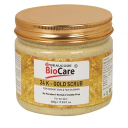 BEAUCODE BIOCARE 24K-Gold Face Scrub for Radiant & Glowing Skin - 500 g-52