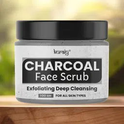 KURAIY Exfoliating Deep Cleansing Charcoal Face Scrub - 100 g-30