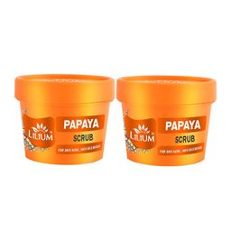 Lilium Set Of 2 Papaya Scrub For Anti-Acne & Anti Blemish - 100g Each-18