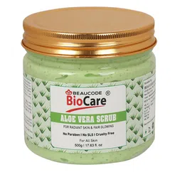 BEAUCODE BIOCARE Aloe Vera Face Scrub for Radiant & Glowing Skin - 500 g-52