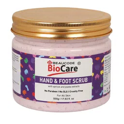 BEAUCODE BIOCARE Hand & Foot Scrub with Apricot & Jojoba Extracts - 500g-13