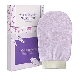 WBC WorldBeautyCare Purple Double layered  Hammam Gloves-13