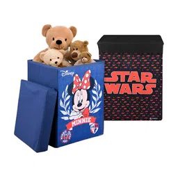 Kuber Industries Blue & Red 2 Pcs Regular Disney Printed Organisers-37