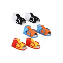 Smartots Infant Kids Set of 3 Cotton Booties-1