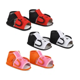 Smartots Infants Pack Of 3 Cotton Booties-69