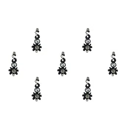 Comet Busters Black Set Of 7 Embellished Bindis-43