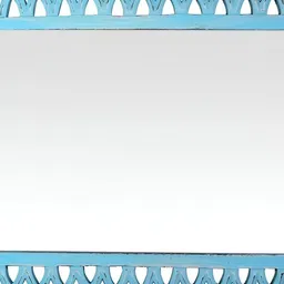 VAS collection home Blue Square Shape Wall Decor Mirror-picture-57