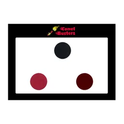 Comet Busters 3 Pcs Reusable Bindis - Multicoloured-6