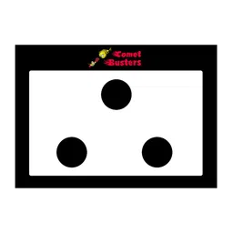 Comet Busters 3 Pcs Reusable Bindis - Black-8