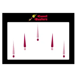 Comet Busters 5 Pcs Maroon & Pink Reusable Bindi-51