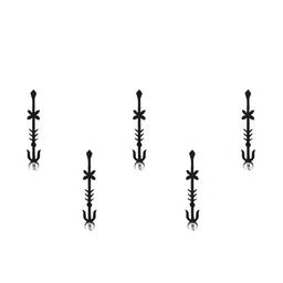 Comet Busters 5 Pcs Embellished Reusable Designer Bindis - Black-10