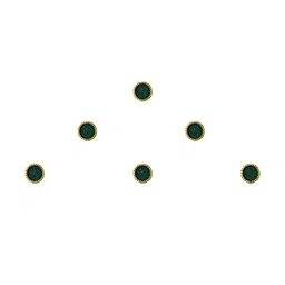 Comet Busters Women Green Matte Bindi-37