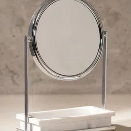 Pure Home and Living Gold Toned Double Sided Metal Vanity Mirror-image-72