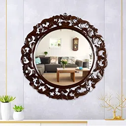VAS collection home Self Design MDF Decotaive Wall Mirror-32