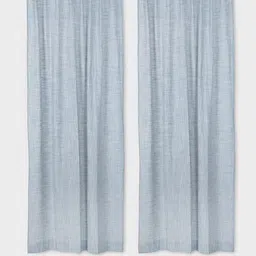 Fabindia Nalika Blue Room Darkening Door Curtain-image-49