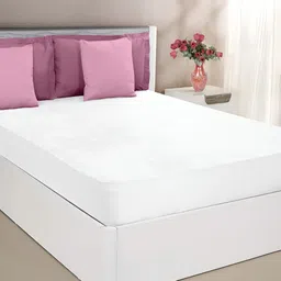 GADDA CO White Fitted Waterproof Mattress Protector-image-69