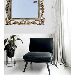 VAS collection home Black Textured Rectangular Mirror-13
