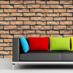Asian royal Brown & Black Abstract Printed Self Adhesive Waterproof Wall Sticker-image-30