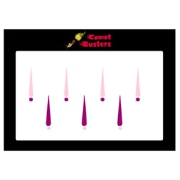 Comet Busters 7 Pcs Reusable Designer Bindis - Pink & Magenta image 2